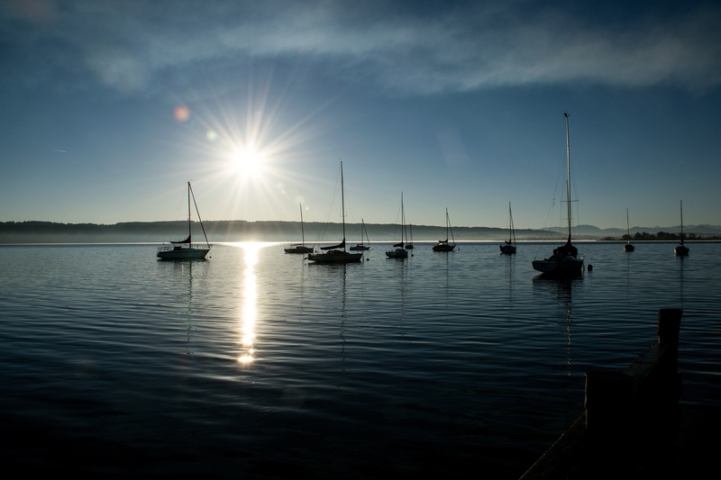 mode of transportation, sea, ammersee, yacht, cloud - sky, morning light, sailing boat, daytime, body, scenics - nature, water, 5K, nature, transportation