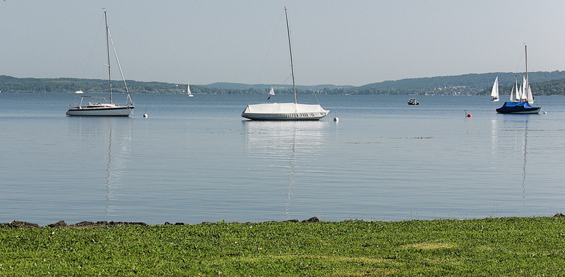 nautical vessel, 4K, landscape, bay, beach, tranquility, water, mode of transportation, ammersee, transportation, boot, beauty in nature, travel destinations
