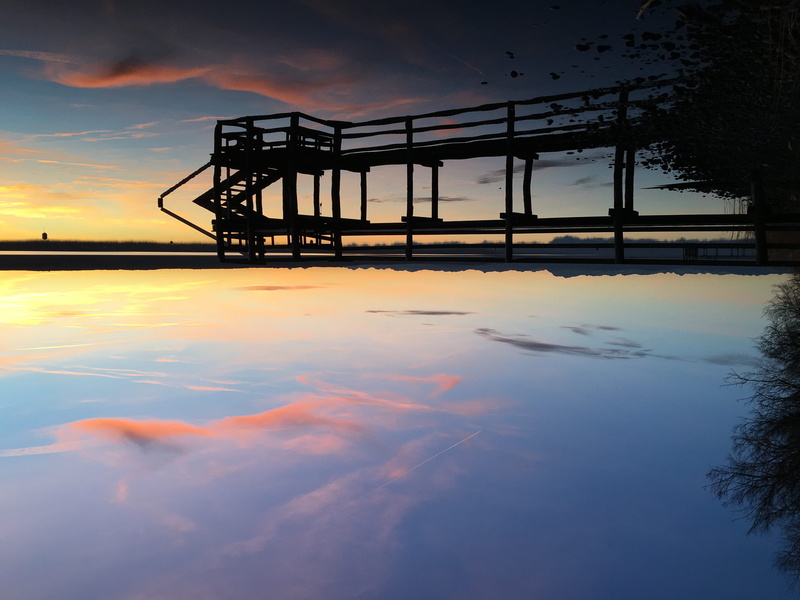 nature, bridge, germany, silhouette, tranquil scene, colors, outdoors, cloud - sky, built structure, 4K, water, scenics - nature, reflection, stegen am ammersee