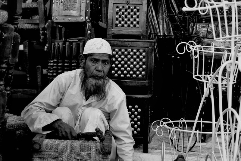 human, lifestyles, mature adult, front view, mature men, sitting, chair, males, men, adult, beard, facial hair, indoors, potrait, india, Hyderabad, clothing