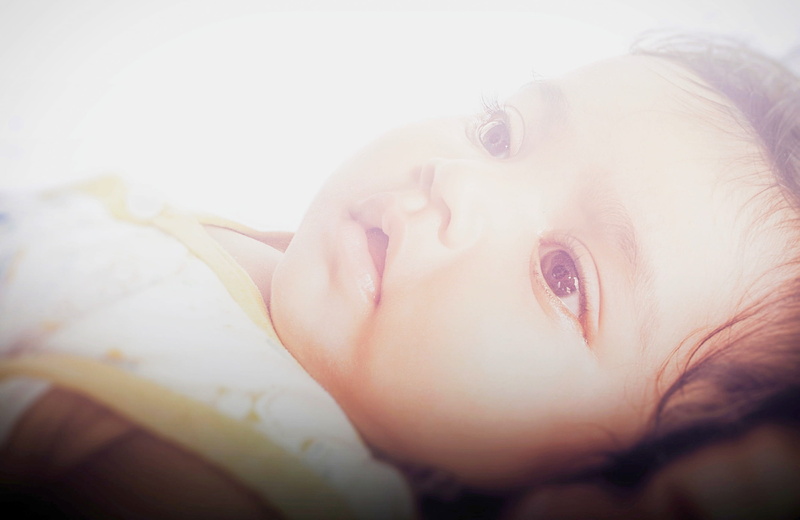 baby, morning, india, looking at camera, indoors, beautiful woman, potrait, lying down, one person, face, close-up, human face, headshot, babygirl, body part