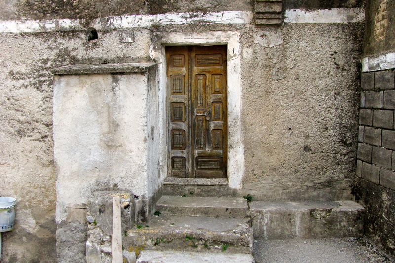 the past, wall, no people, old, architecture, ruined, old town, closed, calabria, window, doorway, day, brown, staircase, italy, entrance, old walls, time