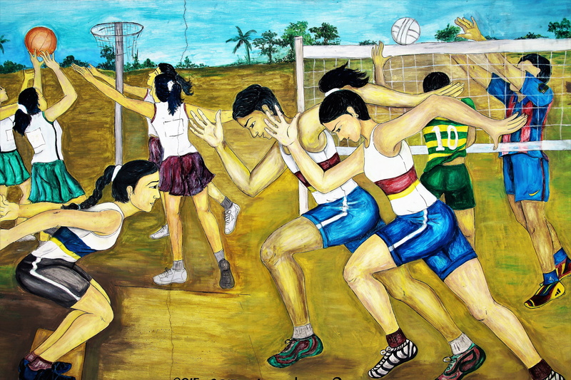 exercising, school, leisure activity, casual clothing, swimming pool, 5K, the player, clothing, gymnastics, fun, noga, lake dusia, students, medium group of people