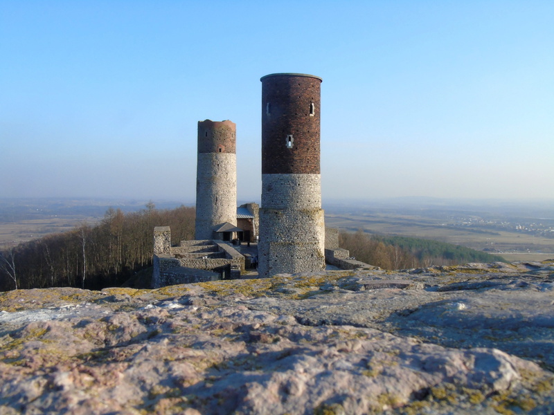 industry, clear sky, sky, castle, plant, architecture, air pollution, castle checiny, no people, lake dusia, Poland, obsolete, built structure, tower, abandoned