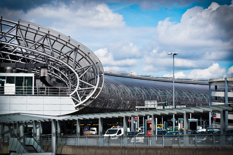 construction element, düsseldorf, transportation, airport, train - vehicle, modern, design, architecture, modern architecture, aluminium, mode of transportation