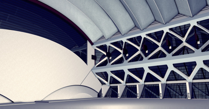 purpose built, futuristic, no people, shape, transport beings, visualization, drawing, engineer, city, architecture, triangle shape, design, office building exterior