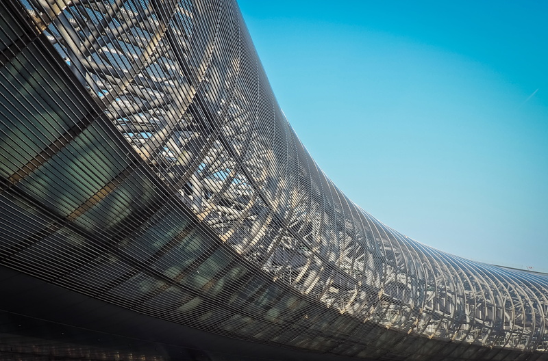 alloy, düsseldorf, modern, braid, sky, aluminium, outdoors, copy space, eye, nature, airport, building exterior, building, no people, white, international