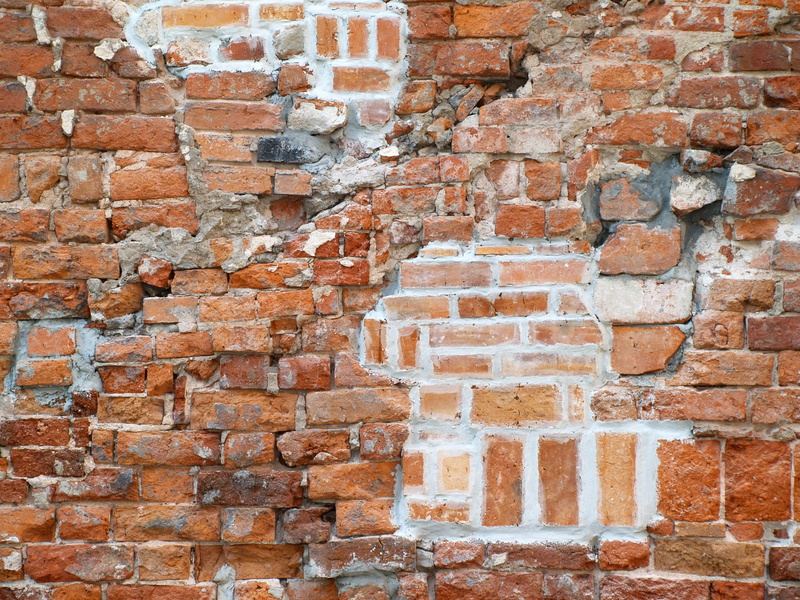 brick, outdoors, wall, architecture, brown, history, pattern, lake dusia, building exterior, no people, solid, weathered, rough, 2K, day, wall - building feature