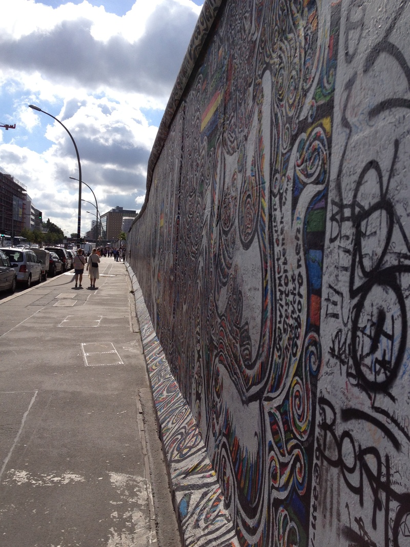 wall, walking, historic, building exterior, nature, creativity, graffiti, west berlin, street, the way forward, cold war, berlin wall, symbols, sky, signs