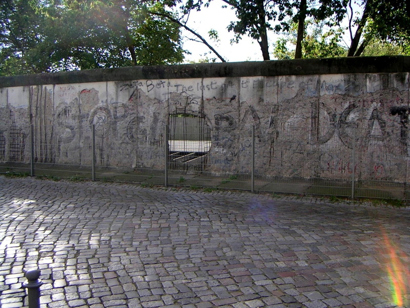 paving stone, history, no people, east germany, plant, day, graffiti, cobblestone, nature, building exterior, tree, ddr, street, federal republic of germany
