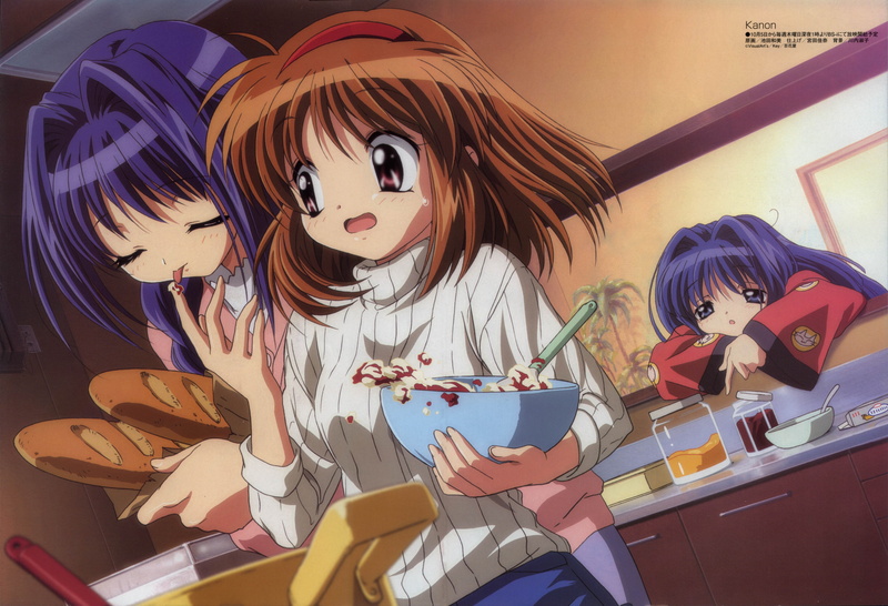 lifestyles, indoors, casual clothing, human representation, creativity, anime, art and craft, Kanon, real people, women, toy, anime girls, celebration