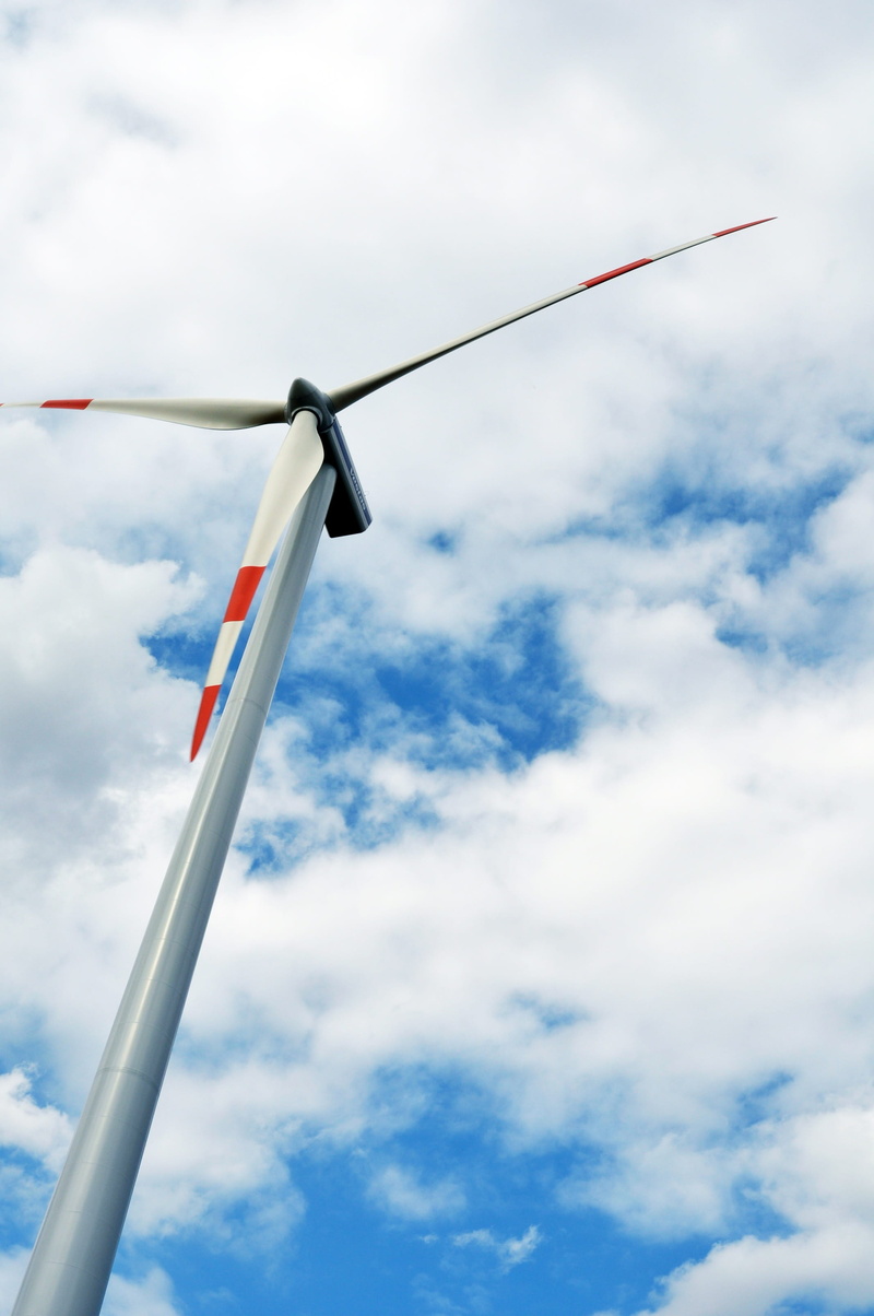 clouds, renewable energy, fuel and power generation, outdoors, turbine, wind, low angle view, 2K, wind power, environment, environmental conservation