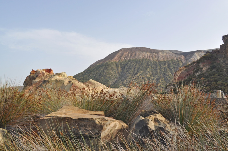 volcano, tranquility, scenics - nature, rock, landscape, beauty in nature, climate, travel destinations, rock - object, day, sicily, vulcano, no people
