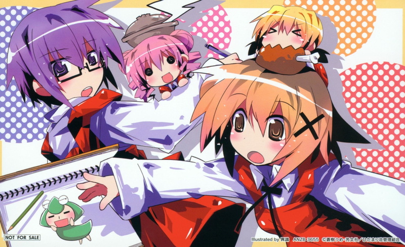 Hidamari Sketch, 1080P, Miyako (Hidamari Sketch), Anime, Hiro (Hidamari Sketch), Ume-sensei (Hidamari Sketch), Yuno (Hidamari Sketch), Sae (Hidamari Sketch