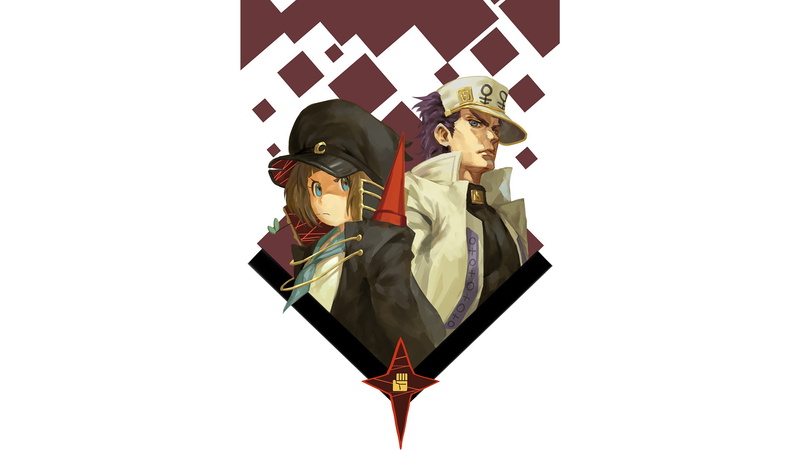 Crossover, Jotaro Kujo, Anime, 1080P, Mako Mankanshoku, Kill La Kill, Jojos Bizarre Adventure