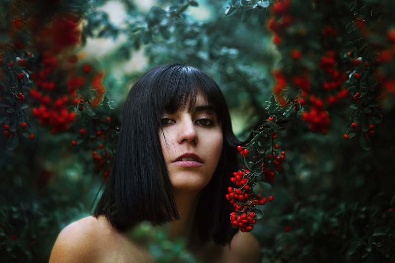 beauty, headshot, beautiful woman, tree, plant, day, women, outdoors, young women, hairstyle, Ronny Garcia, long hair, one person, real people, hair, young adult