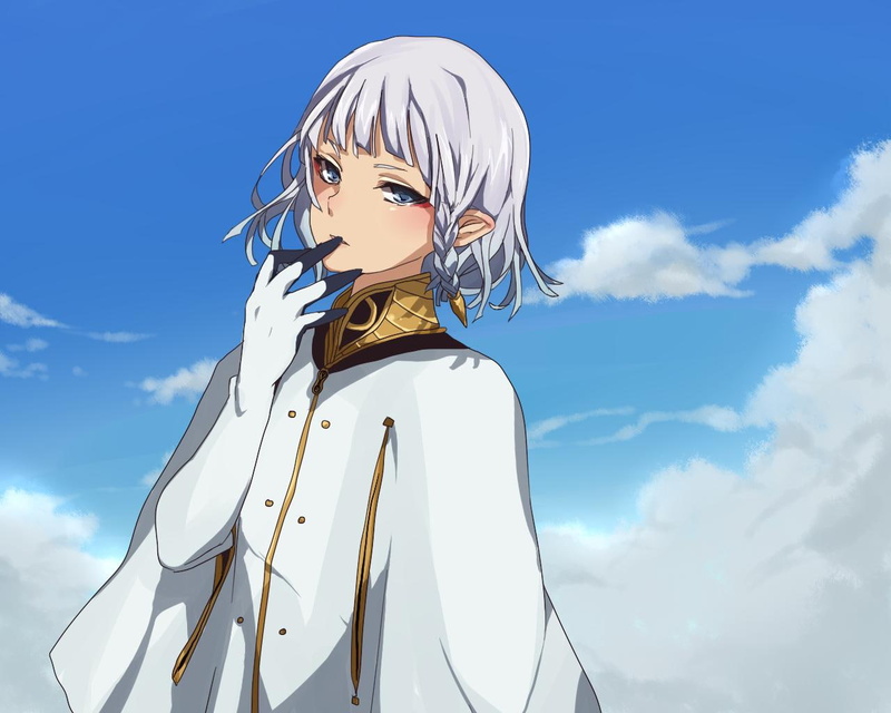 glove, dio, sky, dio eracles, eracles, 720P, girl, last exile, exile, braid, last, mataro