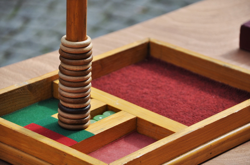 board game, old, medieval festival, toy library, 4K, indoors, wood - material, pool cue, of, leisure games, still life, checkerboards, pool - cue sport