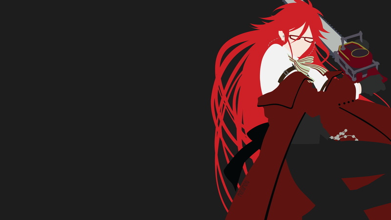 Grell Sutcliff, 1080P, Anime, Black Butler