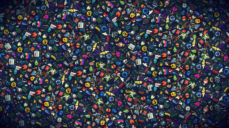 high angle view, yellow, 1080P, abundance, red, TV, day, computer Graphic, buttons, creativity, variation, no people, people, positive emotion, multi Colored