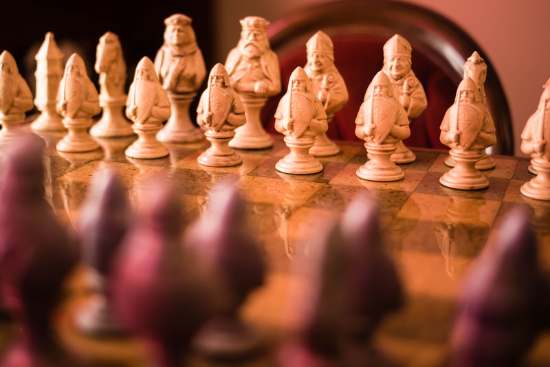 leisure games, relaxation, knight - chess piece, game, strategy, board game, chessboard, large group of objects, competition, checkmate, indoors, antique