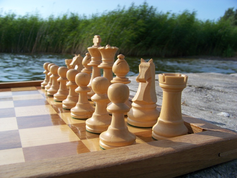 nature, day, chess, close-up, king - chess piece, water, chess pieces, wood - material, leisure activity, the basic position, board game, strategy, table