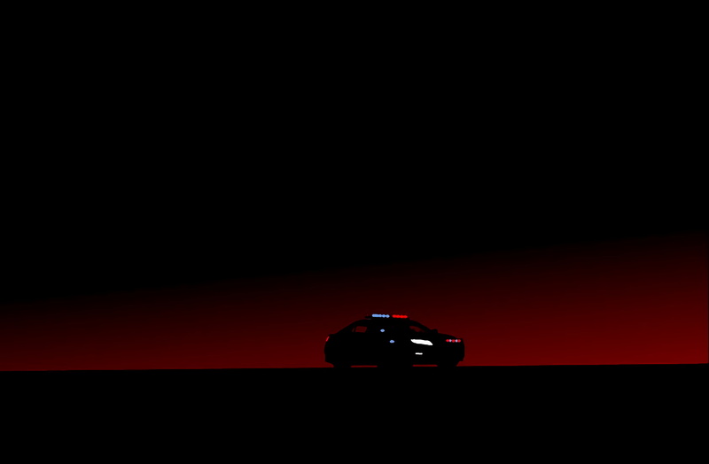 minimalism, outlines, night, art, car, 2K