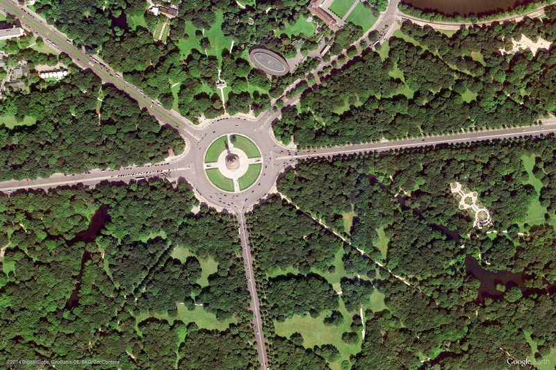 nature, aerial view, landscape, Siegessäule, 720P, Earth, Berlin