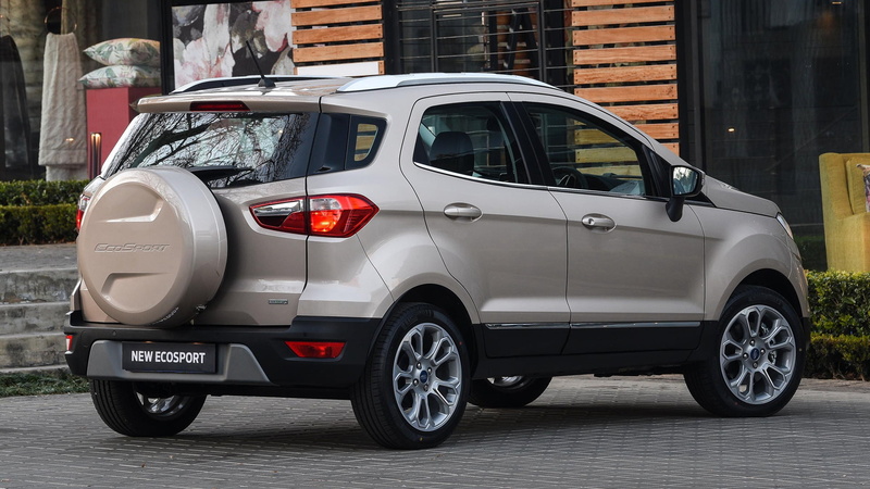 Ford EcoSport, 1080P, Beige Car, SUV, Subcompact Car, Car, Ford, Crossover Car