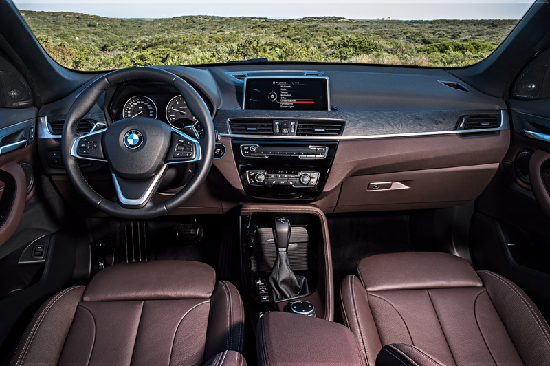 BMW X1, luxury cars, Frankfurt 2015, xDrive, SUV, coupe, sDrive, 4K, crossover, interior