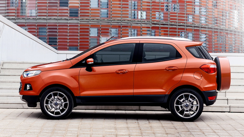1080P, Ford EcoSport, SUV, Car, Crossover Car, Ford, Orange Car, Subcompact Car