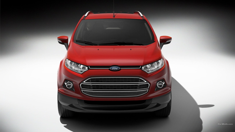 1080P, red cars, car, Ford EcoSport, Ford, vehicle