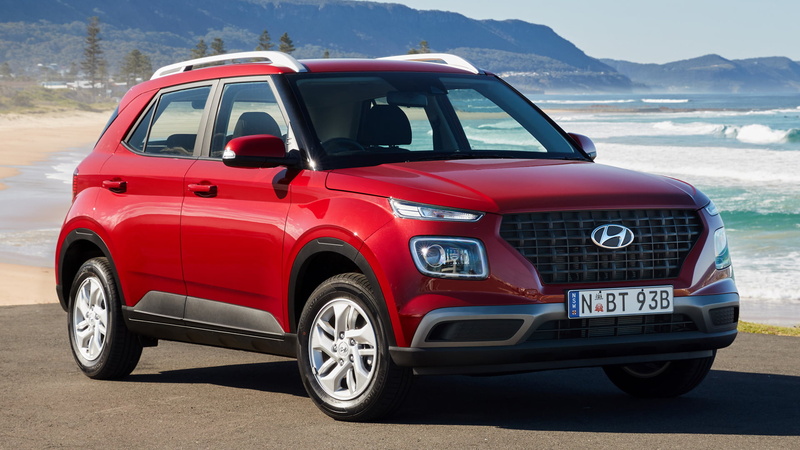 Hyundai Venue, Hyundai, SUV, Red Car, 1080P, Car, Crossover Car, Subcompact Car