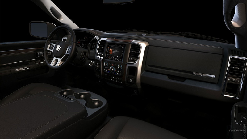 control panel, indoors, mode of transportation, car, Dodge RAM, gearshift, dashboard, technology, 1080P, black, motor vehicle, luxury, no people, car interior