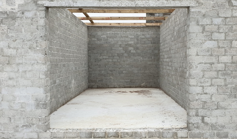outdoors, pattern, brick, grey room, 2K, indoors, architecture, coat, bunker, architectural column, no people, industry, south africa, direction, slate