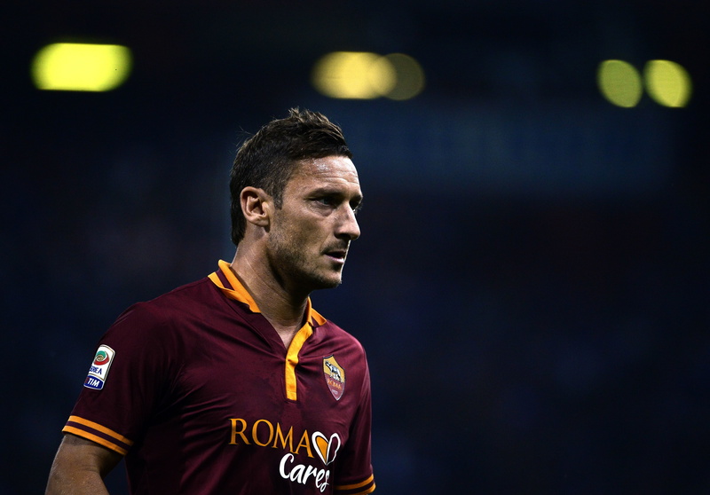 Captain, Franchesco Totti, Kappa, Legend, ASR, AS Roma. Rome, Rome, Seria A, Totti, Italy, 4K, Roma, Francesco, Football, Series A