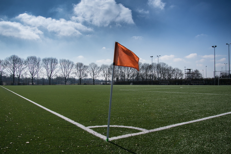 sky, land, sports, nature, team sport, team, day, plant, corner, 5K, soccer team, training, goal, game, flag, competition, sport, outdoors, score, football