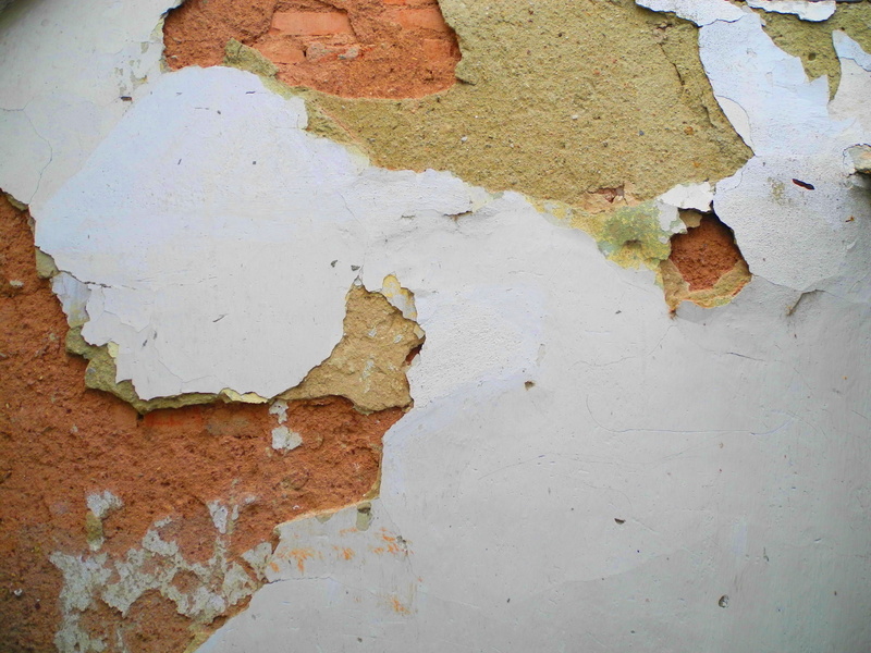 ruined, rough, paint, concrete, damaged, rusty, 2K, weathered, structure, cracked wall, day, old building, abstract, house, peeled, plaster, bad condition