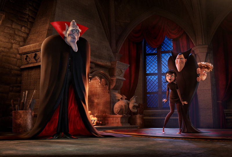 1080P, sculpture, Movie, adult, built structure, architecture, human representation, full length, real people, indoors, Jonathan (Hotel Transylvania)