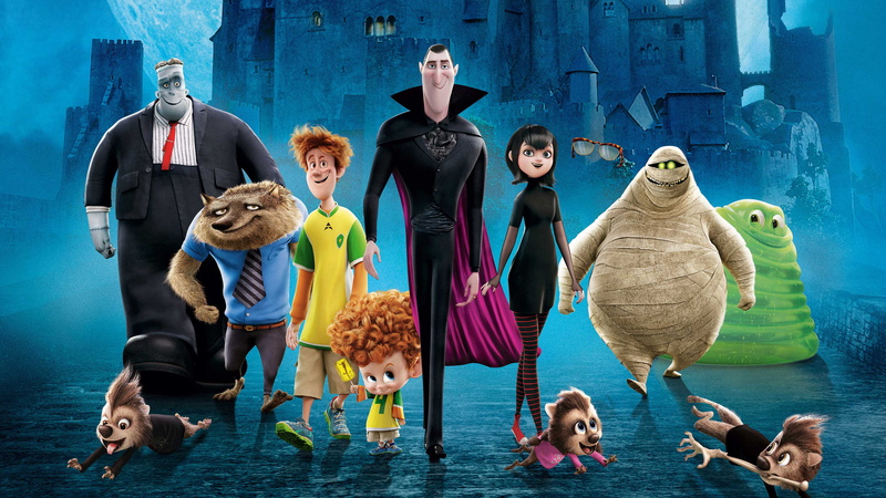 Transylvania 2, young adult, full length, swimming pool, characters, offspring, hotel, night, sport, females, digital, standing, adult, people, cartoon