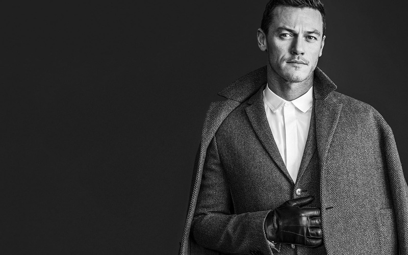 smiling, luke evans, jacket, young Adult, adults Only, fashion Model, businessman, black background, indoors, casual Clothing, caucasian Ethnicity, elegance