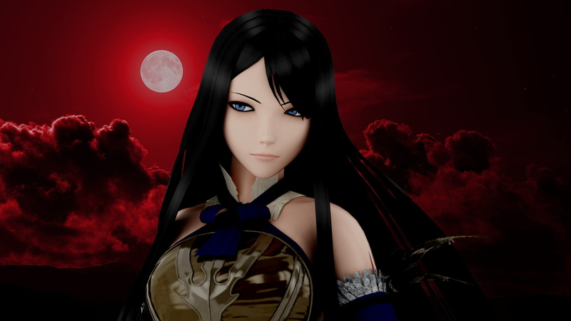 bangs, contemplation, headshot, adult, lifestyles, hairstyle, Shanoa (Castlevania), Castlevania, red, front view, portrait, one person, looking, indoors