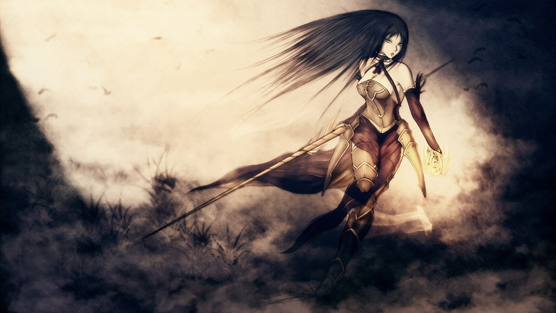 Castlevania, Castlevania: Order Of Ecclesia, fantasy art, Shanoa (Castlevania), video game girls, 1080P, video games