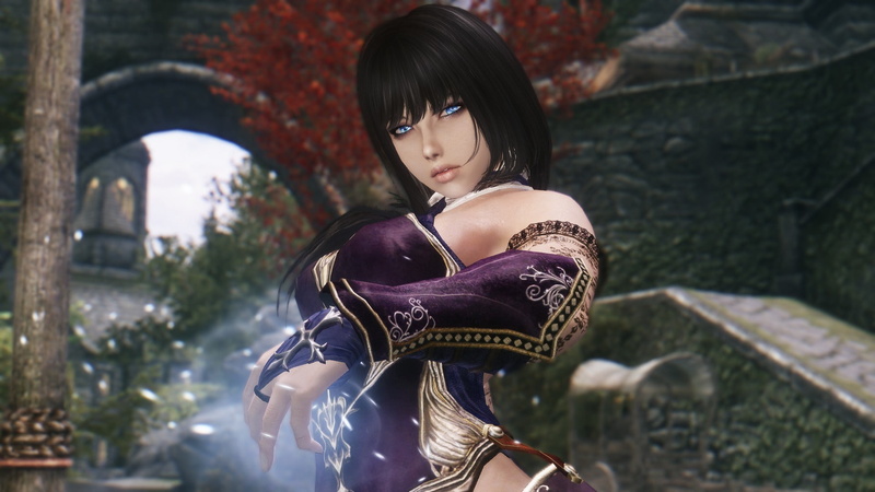 females, clothing, casual clothing, video games video game girls shanoa castlevania the elder scrolls v skyrim mods, front view, young adult, outdoors