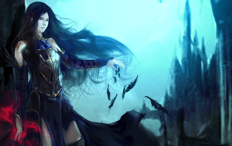 Order of Ecclesia, castle, 1080P, Shanoa, girl, magic, Castlevania