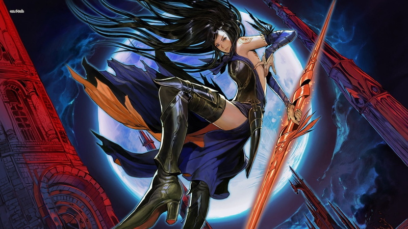 Shanoa (Castlevania), Video Game Girls, beautiful woman, nature, 1080P, illuminated, motion, real people, beauty, Castlevania: Order Of Ecclesia, night