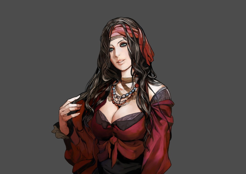black background, front view, standing, 2K, women, clothing, Castlevania, copy space, young adult, one person, hair, young women, cut out, Castlevania: Order Of Ecclesia