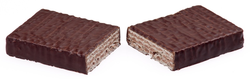 studio shot, diet, snack, polo, dark, brown, food and drink, sugar, indoors, hole, prince, block shape, block, chocolate bar, antique, sweet, sweet food