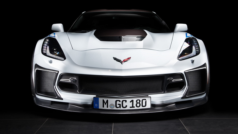 4K, Corvette, Geiger, Chevrolet, 2018, Carbon, Edition