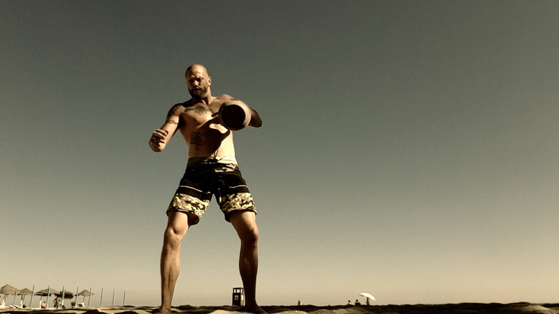 adult, overhead, track and field athlete, vitality, exercise, clothing, beach, fitness, healthy lifestyle, kettlebells, kettlebell training, 1080P, outdoor